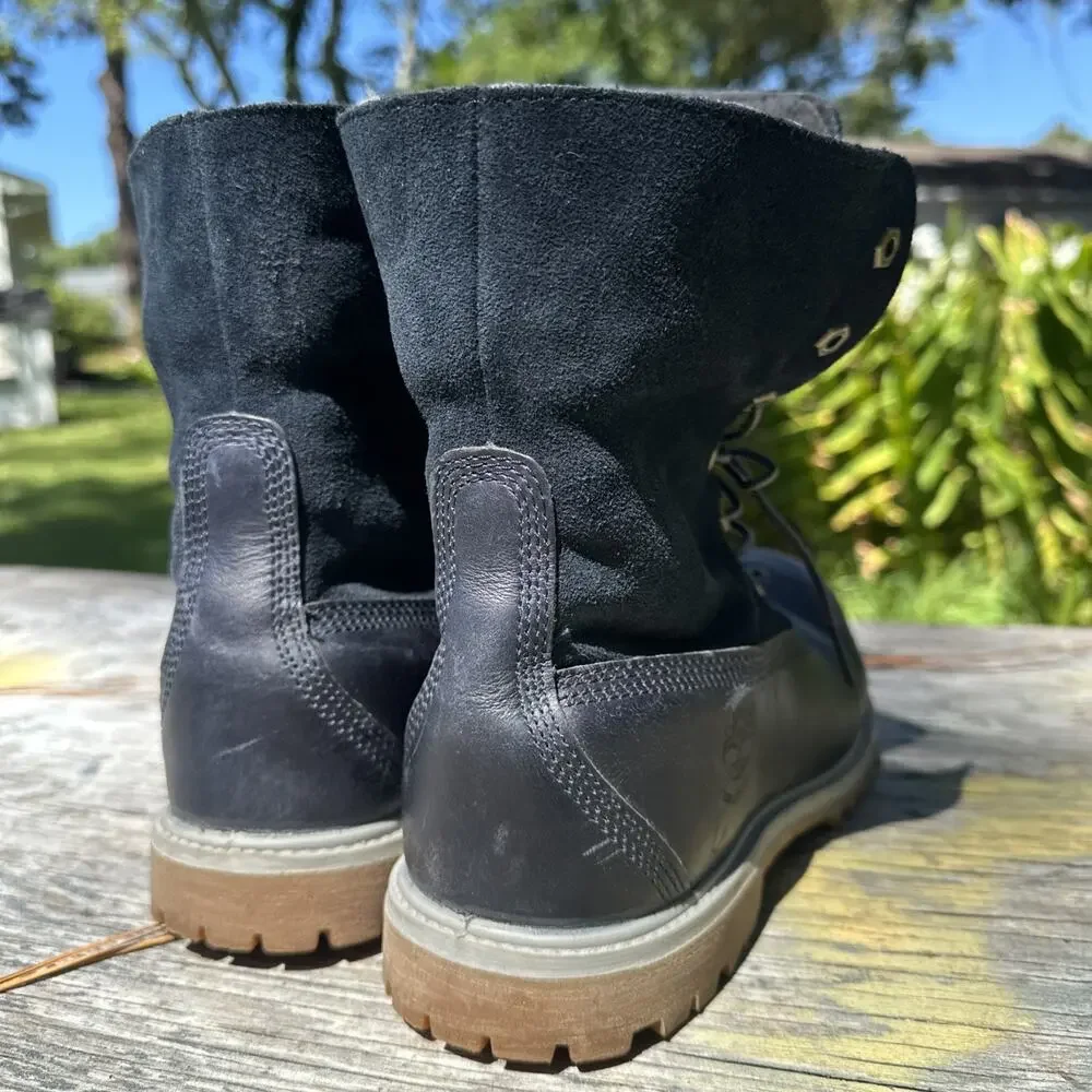 Timberland Authentics Teddy Fleece Fold Down Waterproof Boots Women’s 11 - 107